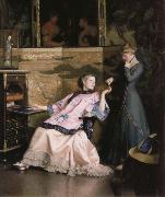 William McGregor Paxton The new necklace china oil painting reproduction